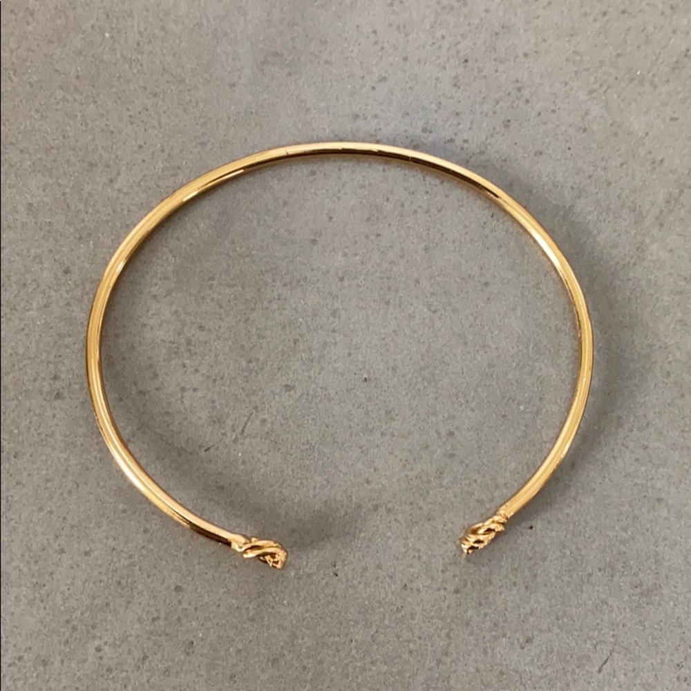 Double knot cuff bracelet